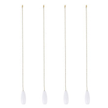 4 Pieces Ceiling Fan Chain Pulls Wooden Pull Chain Extension Pull Chain for Ceiling Light Lamp Fan Chain