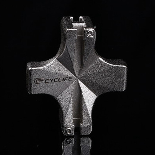 2X CYCLIFE Advanced Bicycle Spoke Wrench is Suitable for High-Tensile Wire Braided -Adjusting Bicycle Tools 1