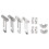 4 Pack Window Restrictor Locks Window Restrictor Hook Stainless Steel Child Lock Restrictor with Screws for Upvc Windows 1