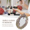 Triple Moon Goddess Wall Mirror Trinity Wall-Mounted Mirror with Five-Pointed Retro Hanging Mirror 2