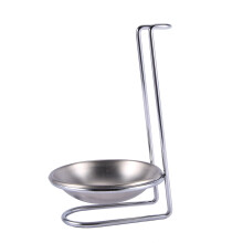 3X Support de Cuillere En Acier Inoxydable, Manche Long Vertical Soupe Economie Support de Cuillere Cuillere A Soupe Support de Cuillere