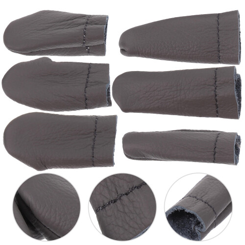 6 Pcs Index Finger Protector Cover Fingertip Thimble Shield 2