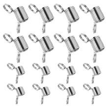 16 Pcs Bead Stoppers, 8 Large and 8 Small Bead Stoppers for Jewelry Making Kumihimo-Supplies Bead Clamps Bead Stoppers