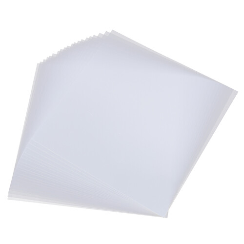 Heat Resistant Plastic Ironing Paper 20set 7.1x7.9in 2
