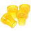 4Pcs Yellow Rubber Walking Stick Tips Non-Slip Cane Feet Replacement 2