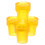4Pcs Yellow Rubber Walking Stick Tips Non-Slip Cane Feet Replacement 9