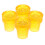 4Pcs Yellow Rubber Walking Stick Tips Non-Slip Cane Feet Replacement 10