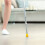 4Pcs Yellow Rubber Walking Stick Tips Non-Slip Cane Feet Replacement 11