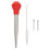 1Set Vleesinjector Rood Met Silicone Voor Barbecue 2