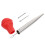 1Set Vleesinjector Rood Met Silicone Voor Barbecue 5