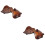 2 Pack Heart-Shaped Leaf Chopstick Stand Spoons Organizer Rack For 4