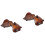 2 Pack Heart-Shaped Leaf Chopstick Stand Spoons Organizer Rack For 6