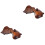 2 Pack Heart-Shaped Leaf Chopstick Stand Spoons Organizer Rack For 7