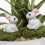 20St Mini Micro Landschaft Hasen Figurine Harz Feengarten Deko 9