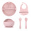 Baby Feeding Set, with Strong Suction, Silicone Tableware, Used to Hold Solid Food. 1