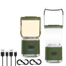 Tragbare Campinglaterne, Helligkeit Einstellbar, Notbeleuchtung bei Stromausfall, Wasserdichte Campinglampe