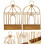 2Pcs Portable Iron Incense Burner Fireproof Rack Decorative Golden 3