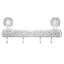 Light Luxury Style Punch-Free Storage Rack, Shower Organizer Suction, Suction Cup Shelf, Shower Dispenser Soap Organizer