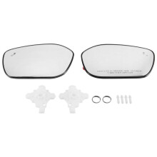Car Heated Blind Spot Light Rearview Mirror Glass Lens Plastic Bracket for 11th 2022-2024