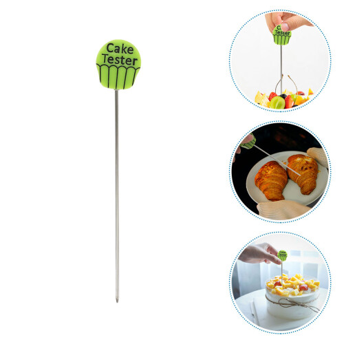 Durable Cake Testing Sticks Green Kitchen Cake Probe Tools 2