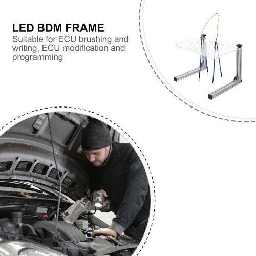 1Set LED Frame Aluminium Ecu Programmiergerät Mit 4 Prüfspitzen Bunt 2