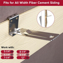 4-Pack Haken voor Hardie Board Gevelbeplatingsgereedschap, voor 5/16 Inch Vezelcement Gevelbeplating, Muuranker Gevelbeplating Installatiegereedschap