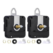 2Pcs Silent DIY Quartz Wall Clock Movement Mechanism Kit for Repair Parts Replacement Home Decor Timepiece Tools 20mm