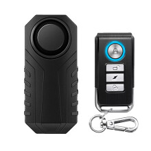 Alarma Antirrobo Impermeable para Motocicletas y Bicicletas Control Remoto InaláMbrico Alarma de Seguridad para Bicicletas 113DB Alarma para Autos