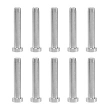 10Pcs Stainless Steel Stemball Swage Stud Dead Ends Threaded Stud Paired with Cable Tensioner for 1/8Inch Cable Railing Kit