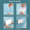 Small Floating Shelf for Wall, Foldable Bathroom Shelf Wall Mount, Bedside Shelf for Phone, Remote, Adhesive Shelf,B 5