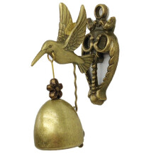 Campainhas de Porta de Animais, Sinos de Ferro, Sinos de Vento, Tapeçarias de Parede, Formas de Beija-Flor, Estilo Vintage Nostálgico