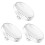 3X Camera Shutter Release Button Metal for  XT30 XT20 XT10 XT3 XT2 XPRO2 X100F X100T  RX1R (Silver) 1
