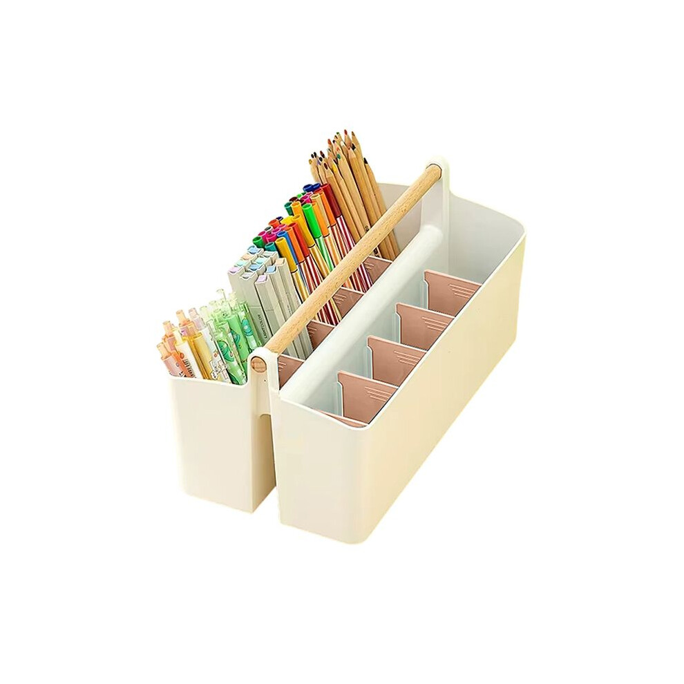 Watercolor Organizer Portable Large Capacity Brush Pencil Stationery Barrels Student Multi-Function Pen Holder A