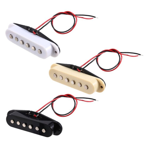 3 Micros à Simple Bobinage pour Guitare Électrique ST