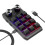 Custom Keyboard Volume Button Knob Programming Macro Gaming Hotswap Keypad Black, 12 Keys 2 Knob 1