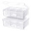 24Pc Small Bead Organizer Plastic Storage Containers Clear Storage Case  Containers with 2Pc Hinged Lid  Cases 1