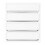 1Pc Desktop Storage Holder White PP Plastic Drawer Type Organizer 2