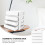 1Pc Desktop Storage Holder White PP Plastic Drawer Type Organizer 11