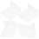 Worgeous  4 Pcs Electronics Wall Shelf Mini Shelves Storage Rack Baby 10
