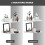 2Pcs Acrylic Corner Shelf Floating Wall Storage Shelf Display Speaker Organizer Bedroom Kitchen Storage Holder,Clear 5