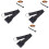 3Stk Cello Strap Floor Halter Schwarz, Strapazierfähig Und Einstellbar 3