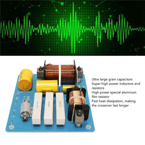 2X 2 Way Crossover 800W Maximum Professional Frequency Divider for Stage Conference Speaker 2
