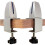 4 Pcs Office Desk Divider Clamp Privacy Screen Clip Holder Bracket Screen Baffle Clamp Partition for Table Clamp -Silver 5