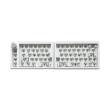 GMK70 Split Type Customized Gaming Mechanical Keyboard Kit Hot Swappable Gasket Ergonomic Keyboard Supports QMK/VIA