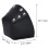 2 Pair Roller Skate Toe Caps PU Leather Skate Toe Guards for Roller Skates Toe Cap Protective Black 8