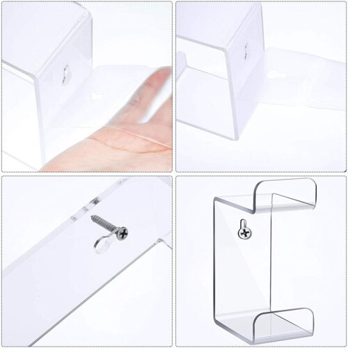 3X Universal Game Controller Holder Wall Mounted Headset Stand Hanger Space Saving Gamepad Holder Wall Mount for PS4 2