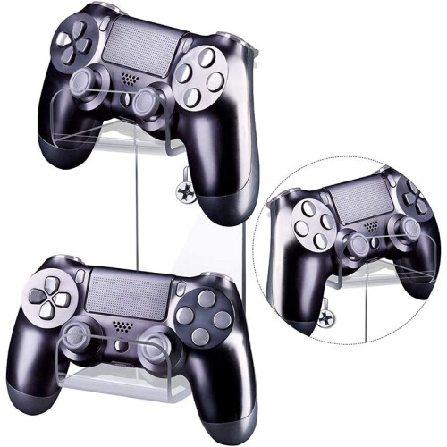 3X Universal Game Controller Holder Wall Mounted Headset Stand Hanger Space Saving Gamepad Holder Wall Mount for PS4