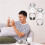 3X Universal Game Controller Holder Wall Mounted Headset Stand Hanger Space Saving Gamepad Holder Wall Mount for PS4 6