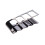 2X TV Supporto per Telecomando Dvd Supporto per Scaffali per Ripiano Organizer (Nero) 2