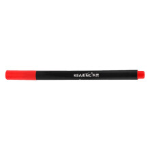 2 x Marqueur de Tissu Couleurs Permanentes pour VĂŞtements Textiles Bricolage Chaussures T-Shirt Rouge